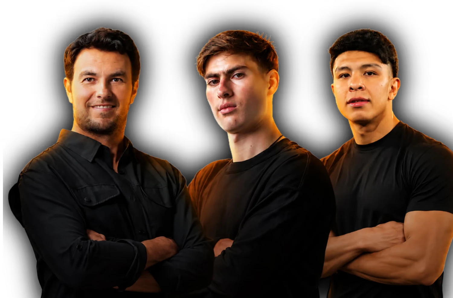 H2O Power brand ambassadors Sergio Pérez, Hormiga González and Jaime Munguía